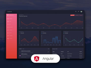 Black Dashboard Angular Image